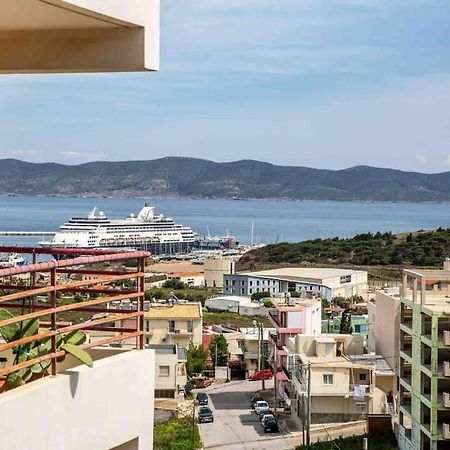 Lavrio Seaview 2Bdr Apt 4 Min Dive From The Sea Bagian luar foto