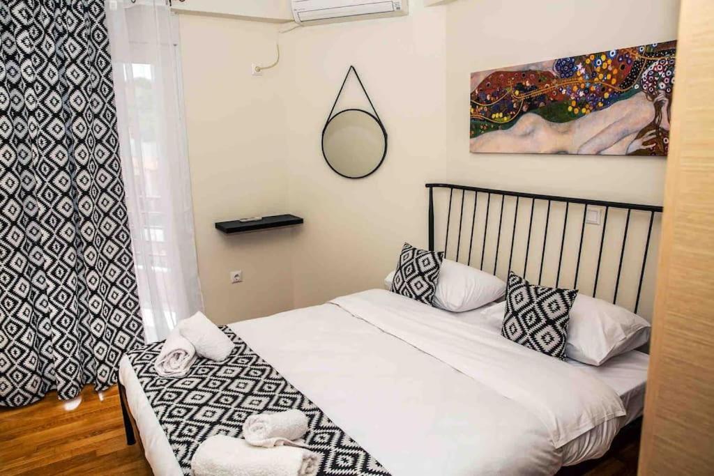 Lavrio Seaview 2Bdr Apt 4 Min Dive From The Sea Bagian luar foto